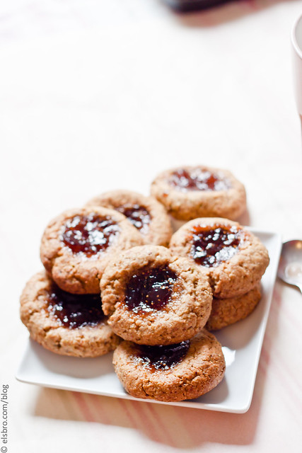 Fig and Pistachio Thumbprint Cookies