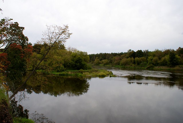 The Neris Regional Park in autumn