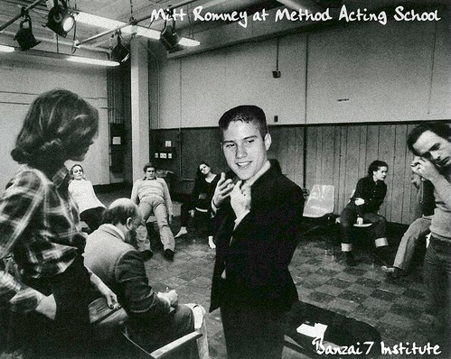 YOUNG ROMNEY AT ACTING SCHOOL by Colonel Flick