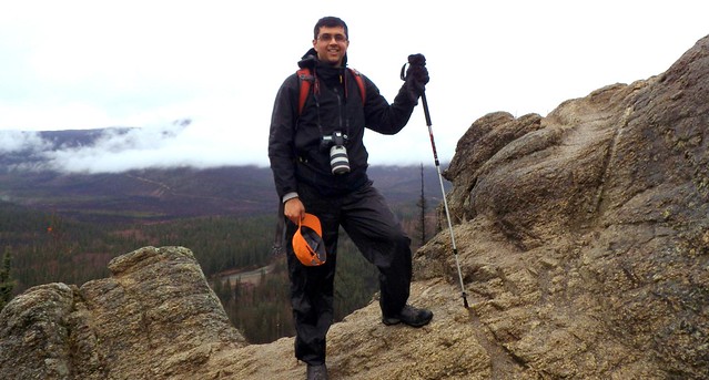 Neerav Bhatt hiking in Alaska