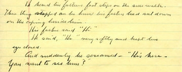 John Steinbeck manuscript "His Father"