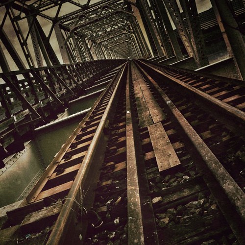 Red river iron bridge. #picfx