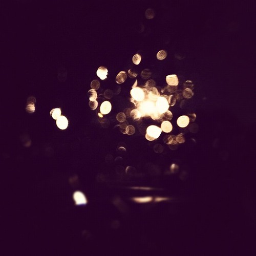 #rain #bokeh on my car window - last night