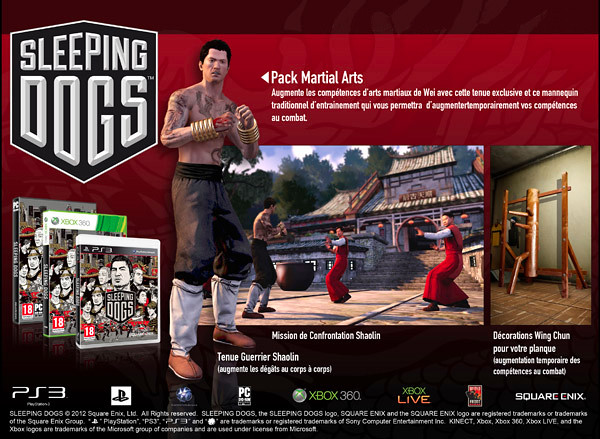 Sleeping Dogs - Pack Martial Arts