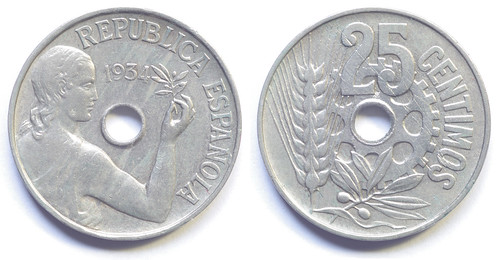 25 Céntimos 1927