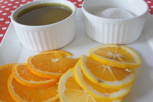 Orange and Lemon Scrub