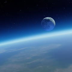 [Free Images] Nature, Universe, Moon, Earth ID:201210221200