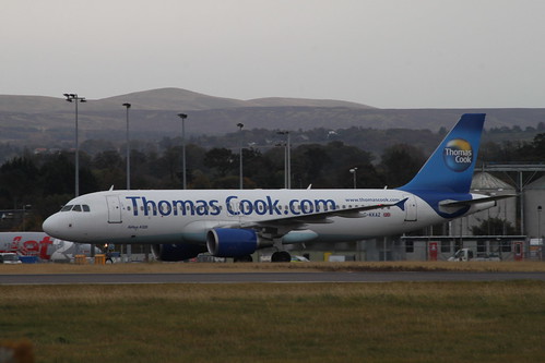 Thomas Cook Airlines Airbus A320 G-KKAZ Edinburgh Airport