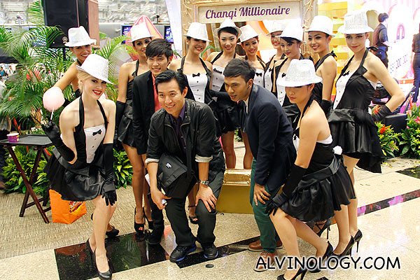Group photo featuring the Changi Millionaire girls 