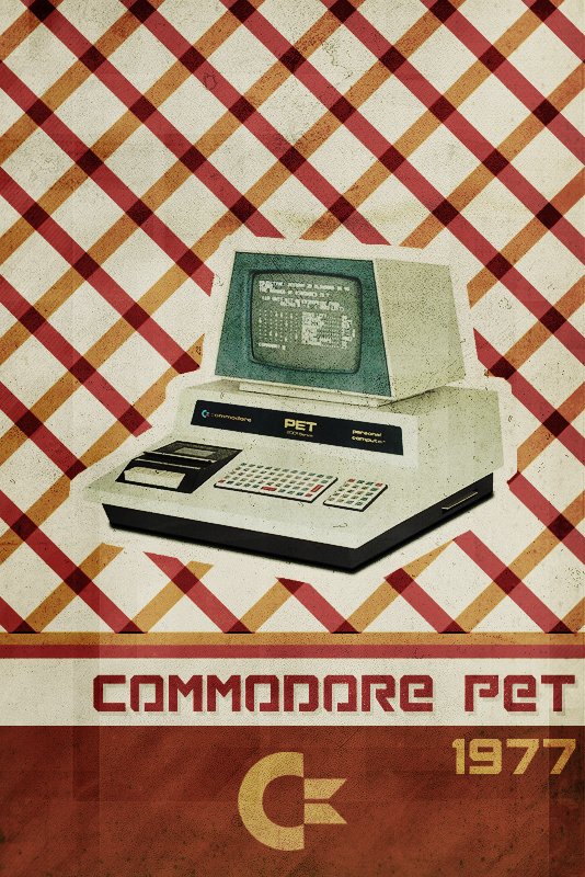 Comodore PET - Retro Poster