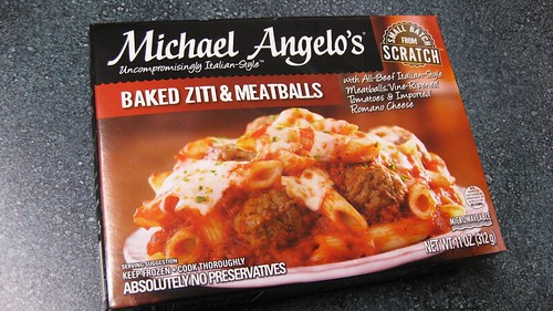 michael angelo baked ziti and meatballs box
