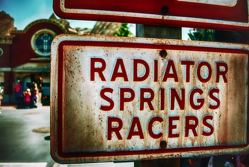 Radiator Springs Racers Needs Some Dusting by hbmike2000