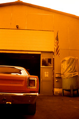 the garage