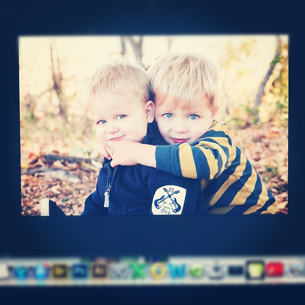 I'm thinking all the crazy work yesterday paid off. :) #brothers #ridiculouslycute #instapeek