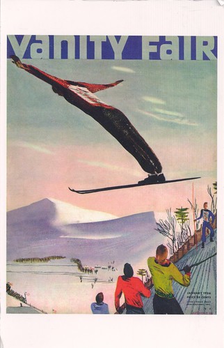 Vanity Fair Cover Skiing Lake Placid 1936