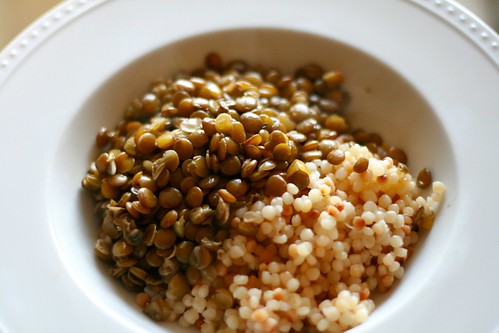 lentils and couscous