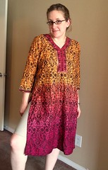 Tunic-to-Dress Refashion - Before