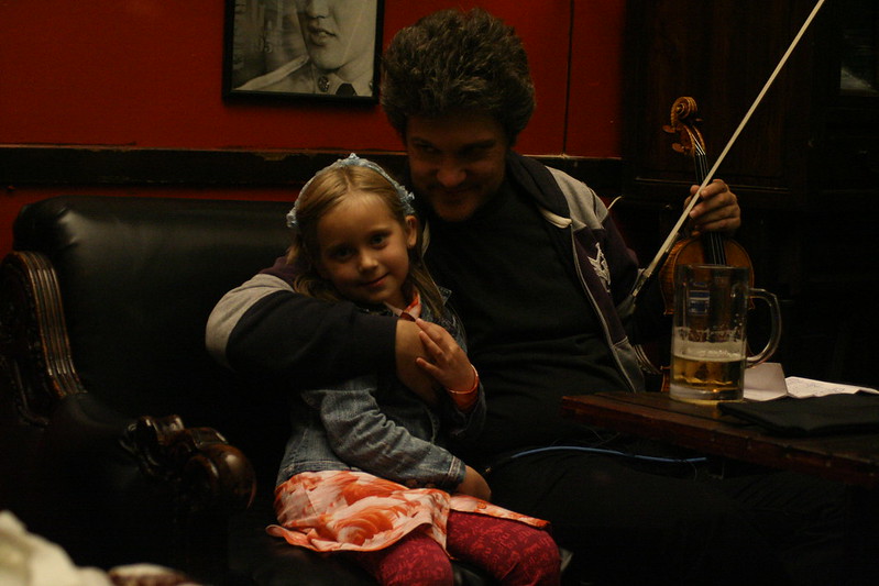 Bojan and his daughter.
