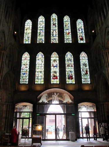 front entrance stained glass