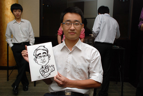 caricature live sketching for NUS - 2