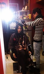 Thực hành sấy tóc lá bám cúp Hair salon Korigami 0915804875 (www.korigami (6)