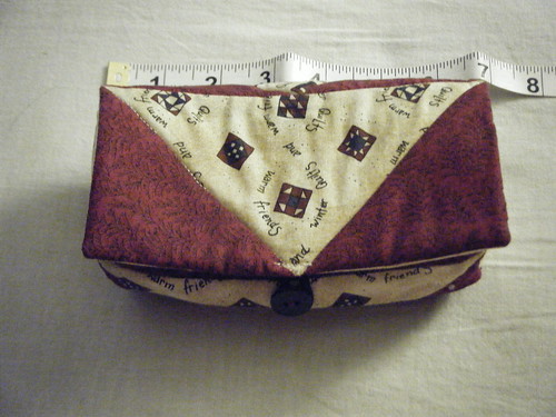 Flying Geese hand-sewing notions bag