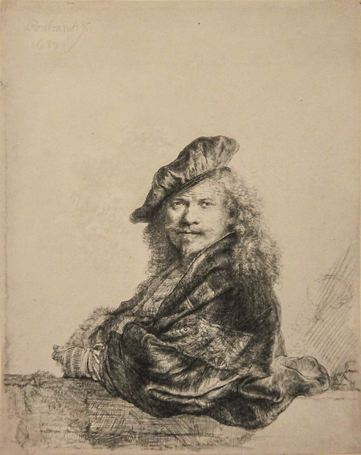 Self-portrait, Leaning on a Window Sill - 1639