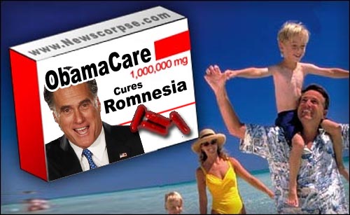 Obamacare Cures Romnesia