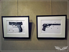The Establishing Shot: EVERYTHING OR NOTHING - 50 YEARS OF JAMES BOND EXHIBITION AT MOUNT STREET GALLERIES - JAMES HART DYKE  GLOCK & WALTHER PPK by Craig Grobler