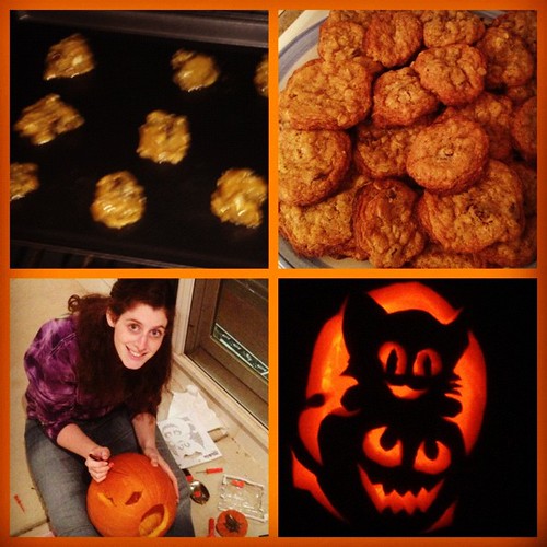 Oct 26, 2012 - made Tweety cookies and carved a pumpkin!