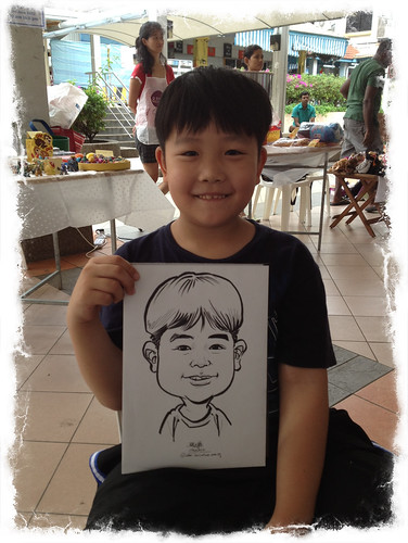 caricature live sketching at Young Entrepreneurs - 2