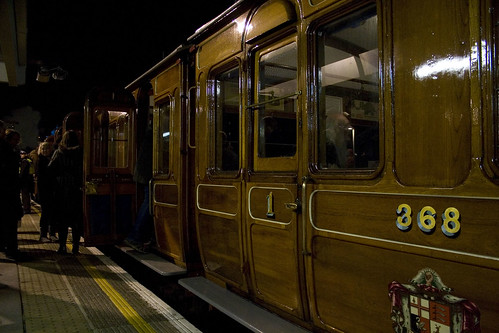 Vintage carriages collect guests