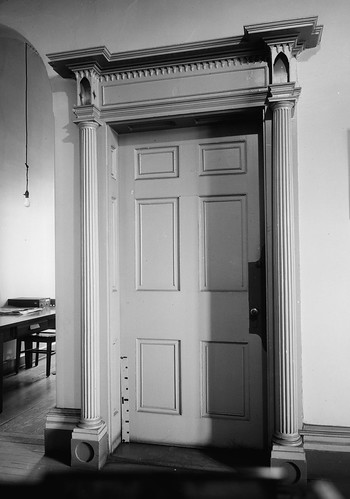 Detail, Doorway from Hallway, First Floor, Marine Hospital, Third & Kilgour Streets, Cincinnati, Hamilton County, OH