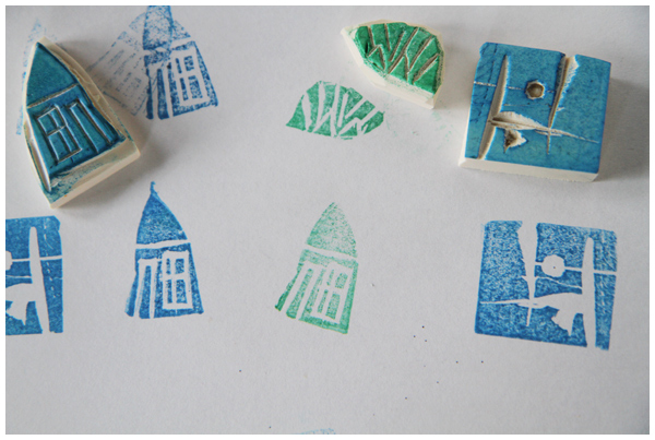 Learning to carve stamps
