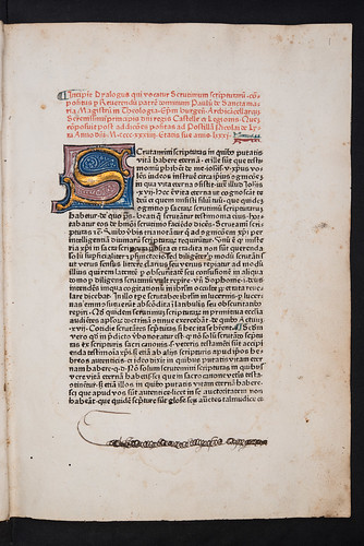 Manuscript title-page supplied in Paulus de Sancta Maria: Scrutinium scripturarum
