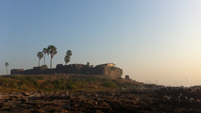 Madh fort from the fishing village