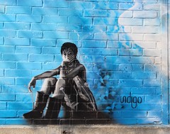 Art urbain - Indigo (Shallom Johnson )