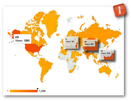 WordPress Generated Visitor Location Stats (2012)