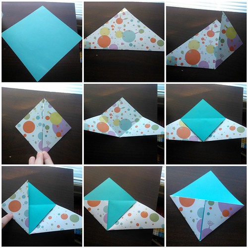 Origami bookmark