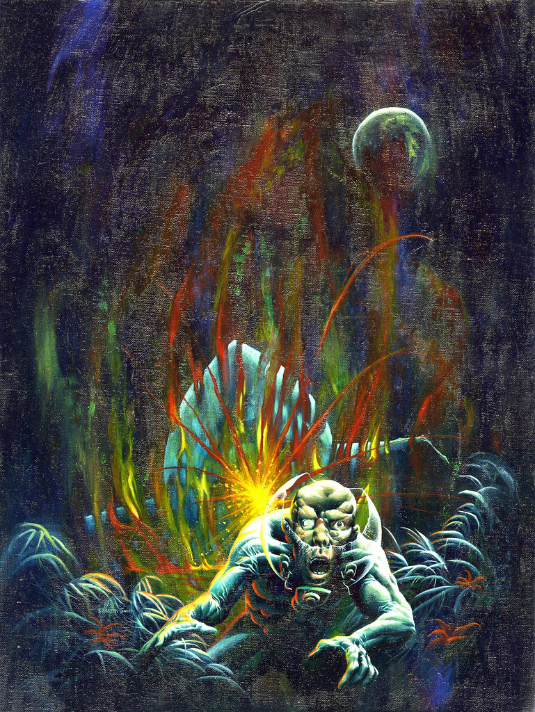 Kenneth Smith - Eerie Annual 1971 Cover (Warren, 1971).