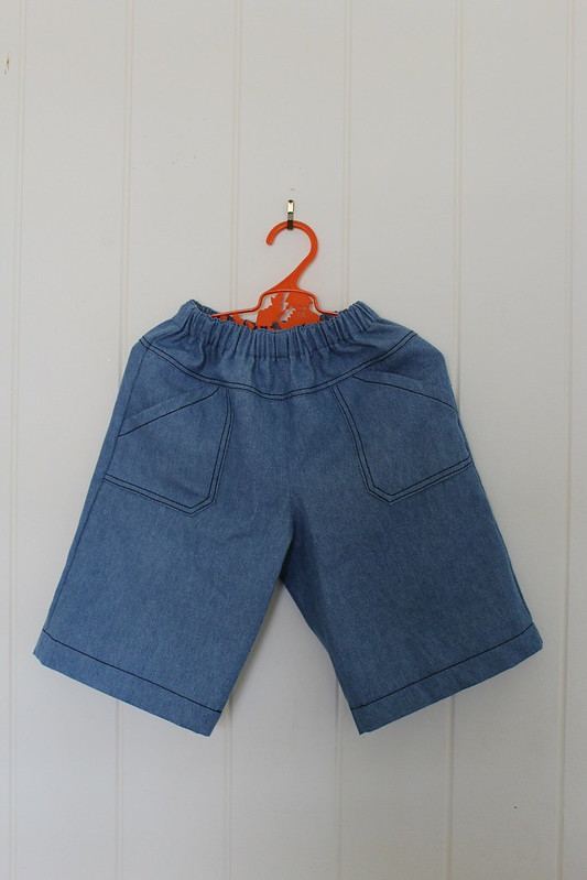 toddler denim shorts front