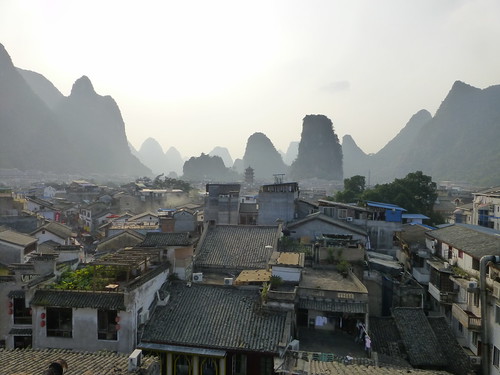 View over Yangshuo, China