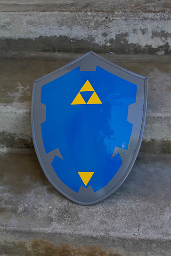 Hylian shield with triforce