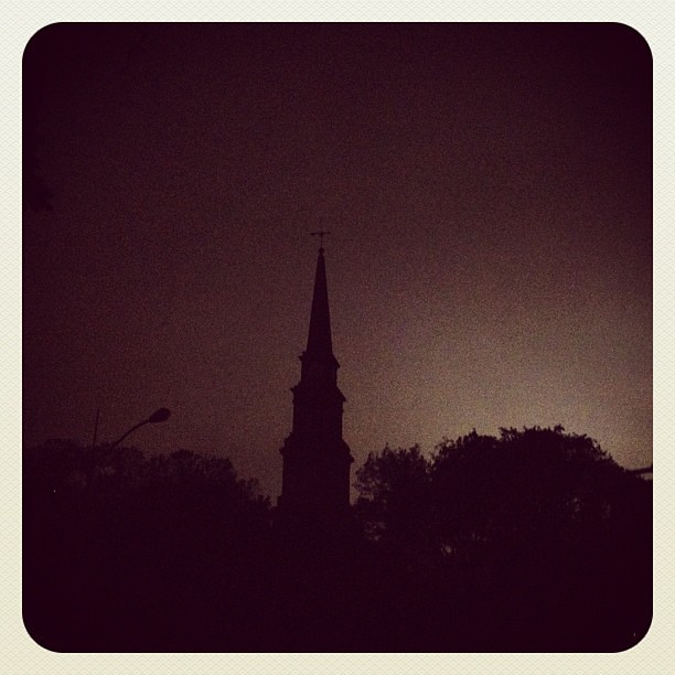 St Marks Church in the blackout #Sandy #NYC