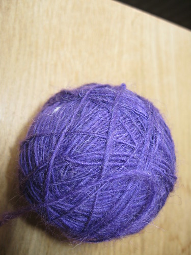 purple wool top