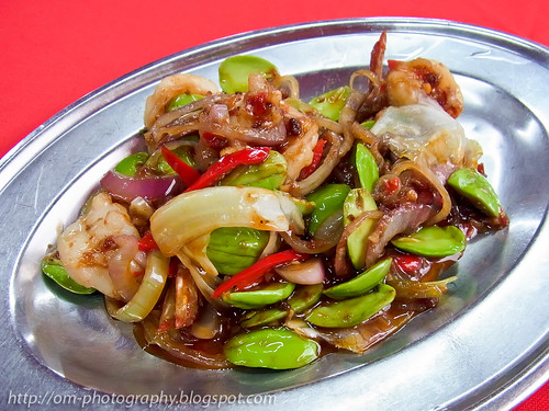 sambal petai with prawns, restoran sen lee heong taman sri sinar R0021199 copy