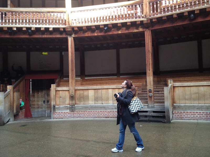 Janet at Globe Theater