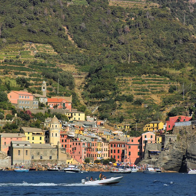 A glimpse of Vernazza on the Gulf of Poets