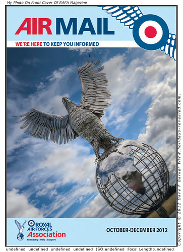 My Photo On RAFA Airmail Magazine Front Cover by Just Daves Photos