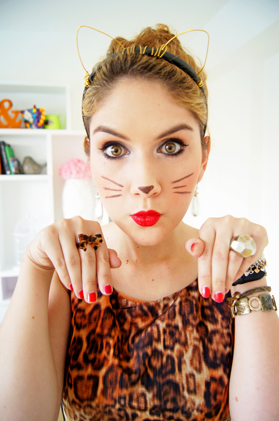 DIY Halloween Costume: Leopard Kitty Cat!